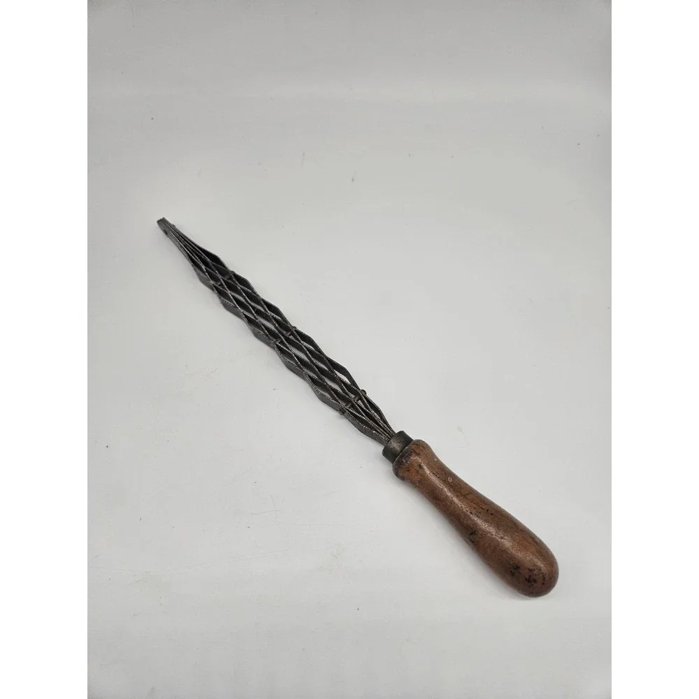 Vintage Farrier Rasp Double-Sided Horse Hoofs Wooden Handle Equine File Tool 14